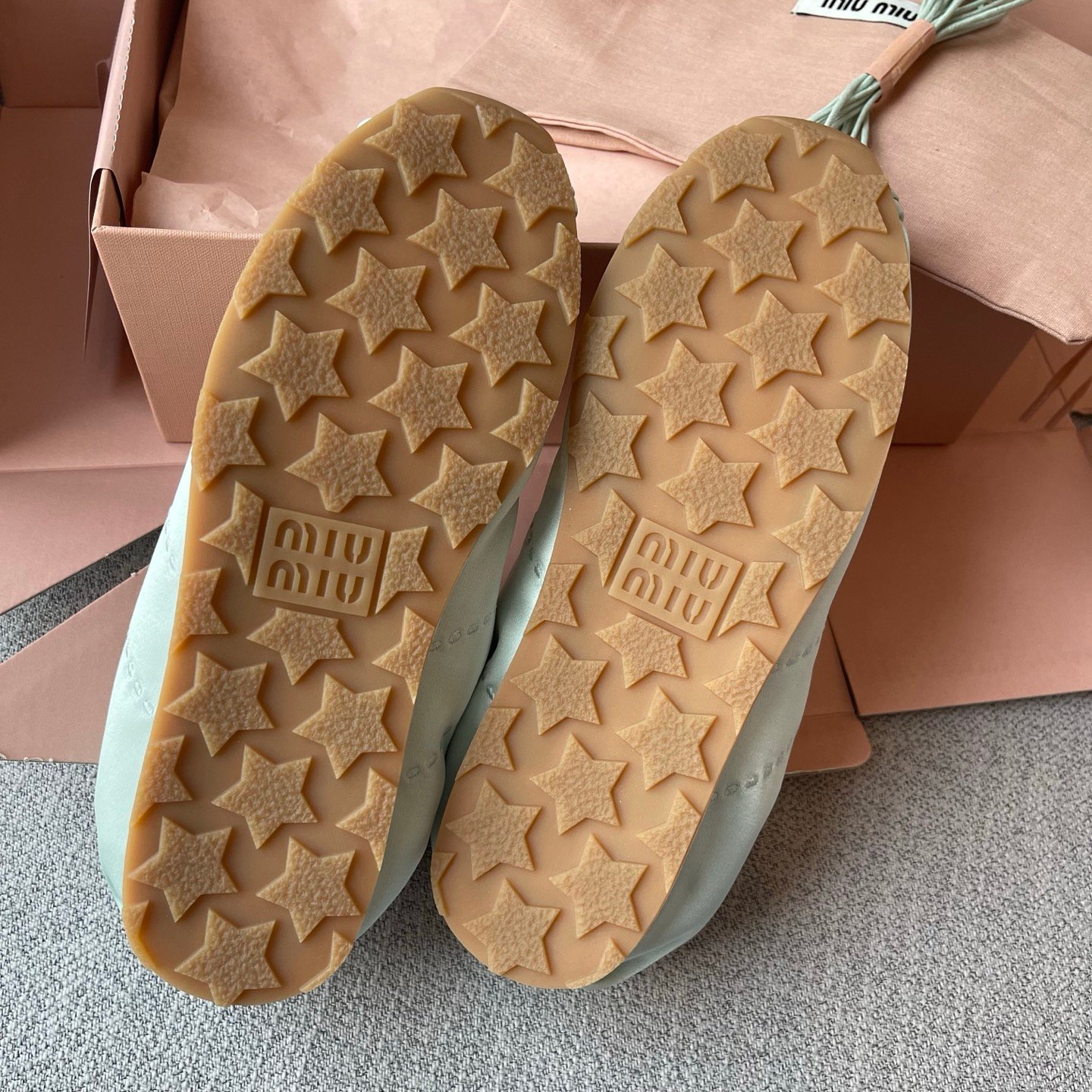 Miu Miu Plume Satin Low Top Sneaker B6012102 - Image 10