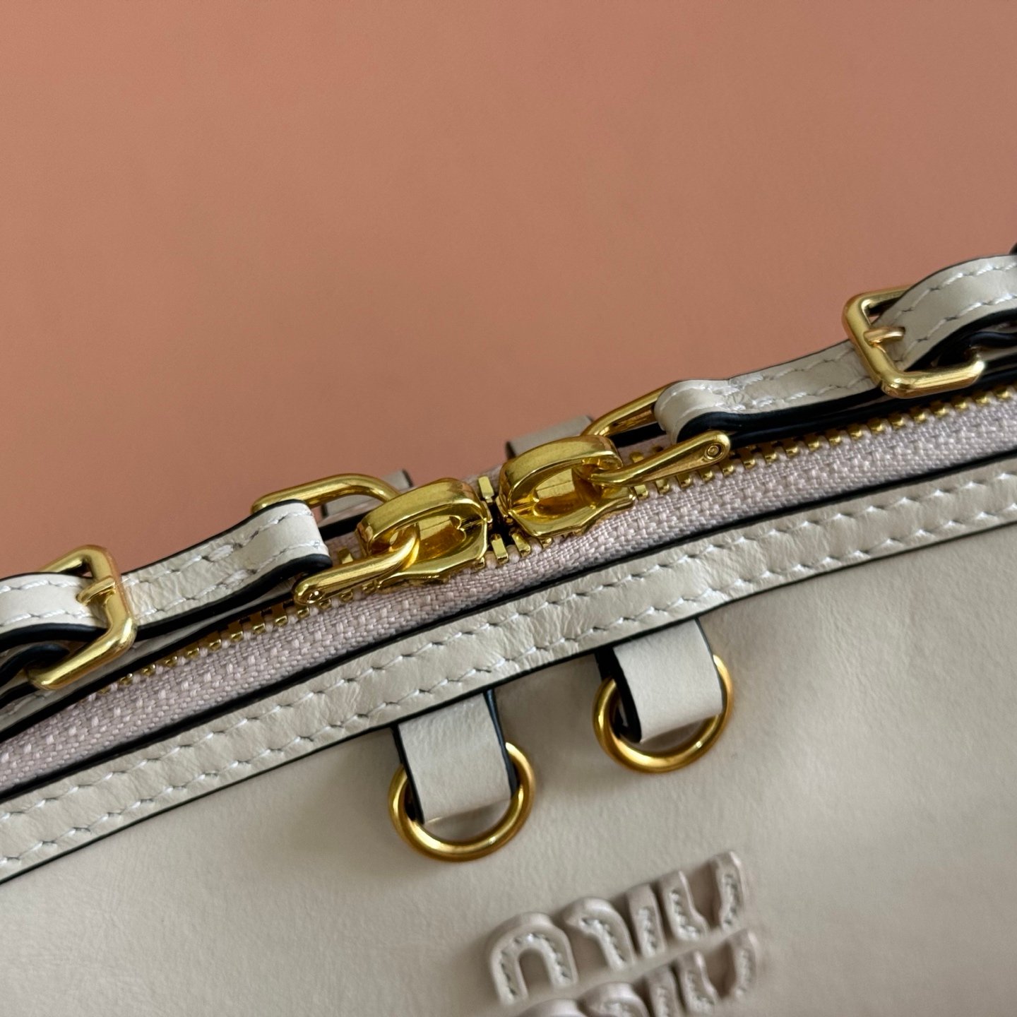 Miu Miu Cognac Caprice Leather Clutch B6012203 - Image 12