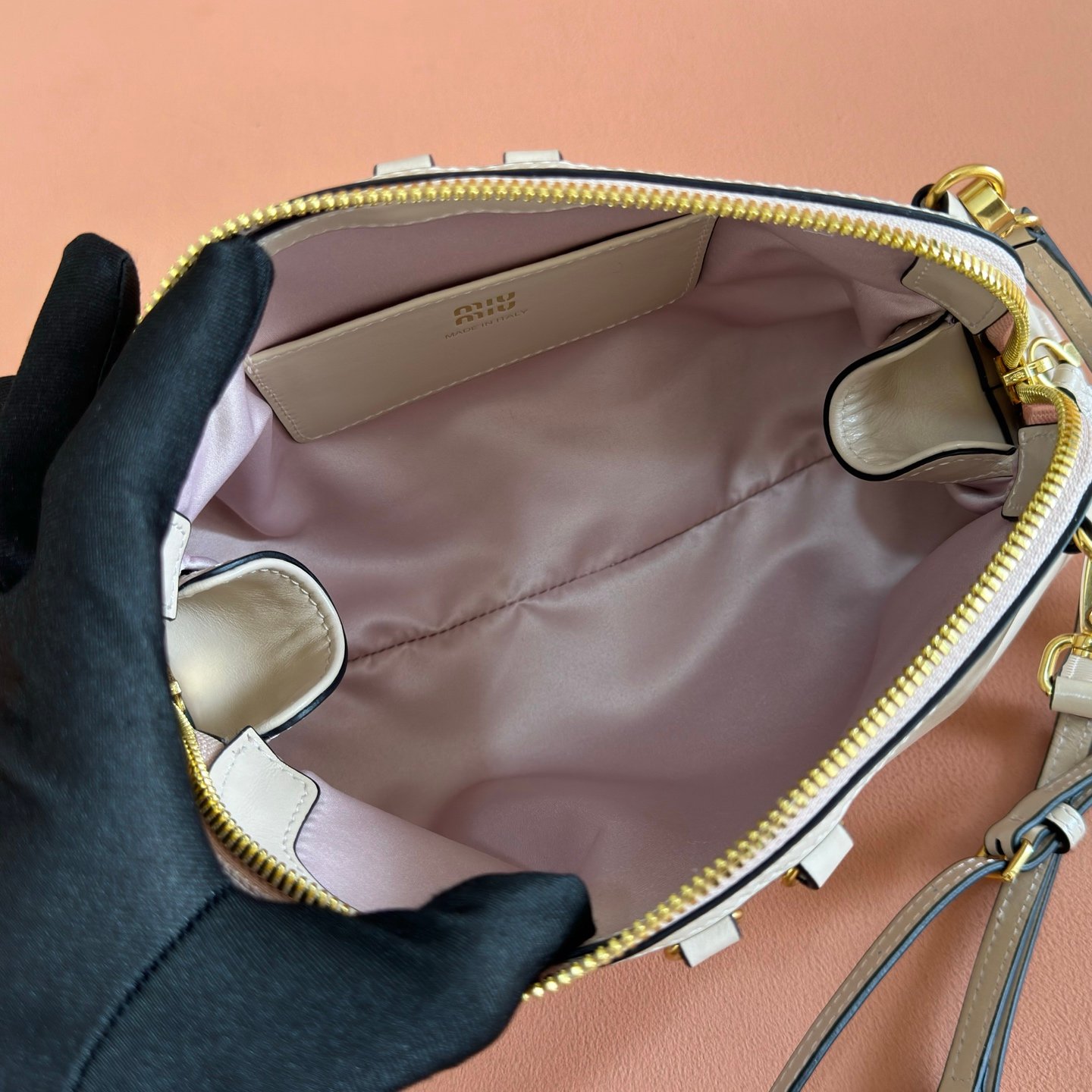 Miu Miu Cognac Caprice Leather Clutch B6012203 - Image 13