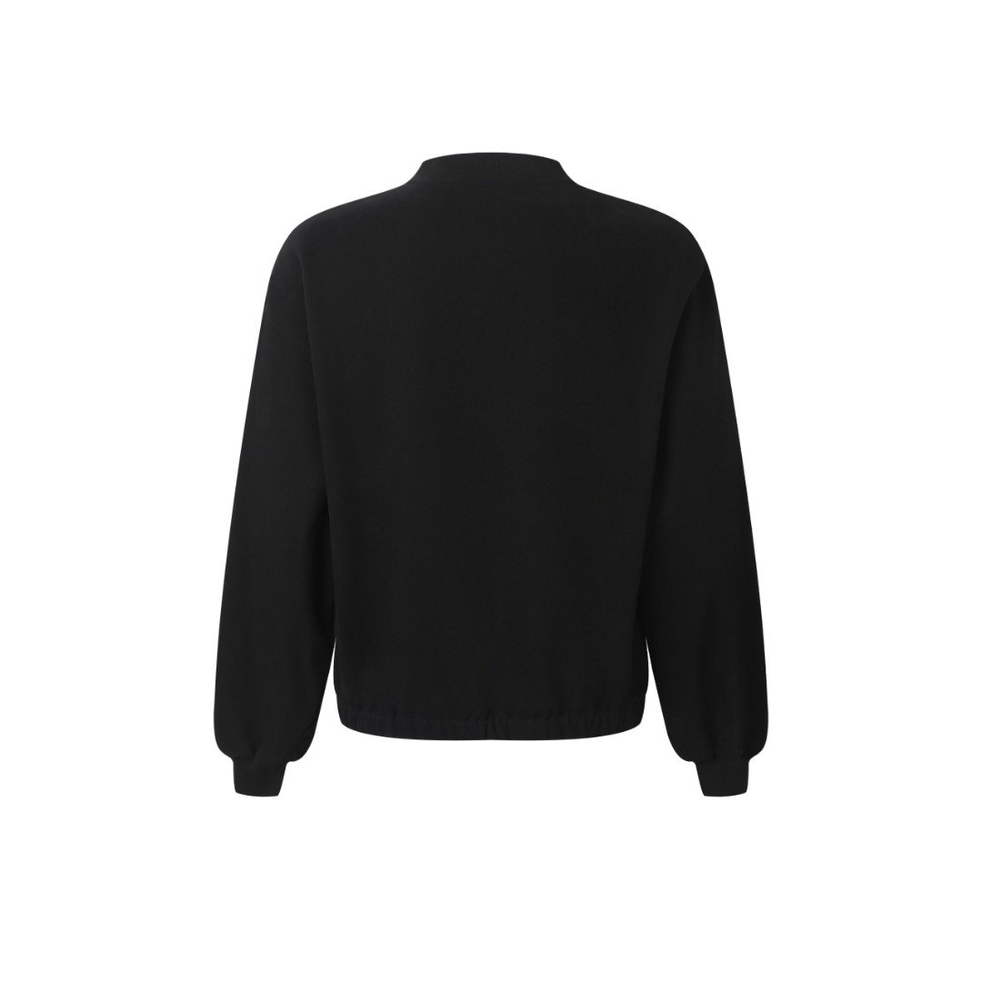 Celine black zipper aviator jacket M6012704 - Image 4