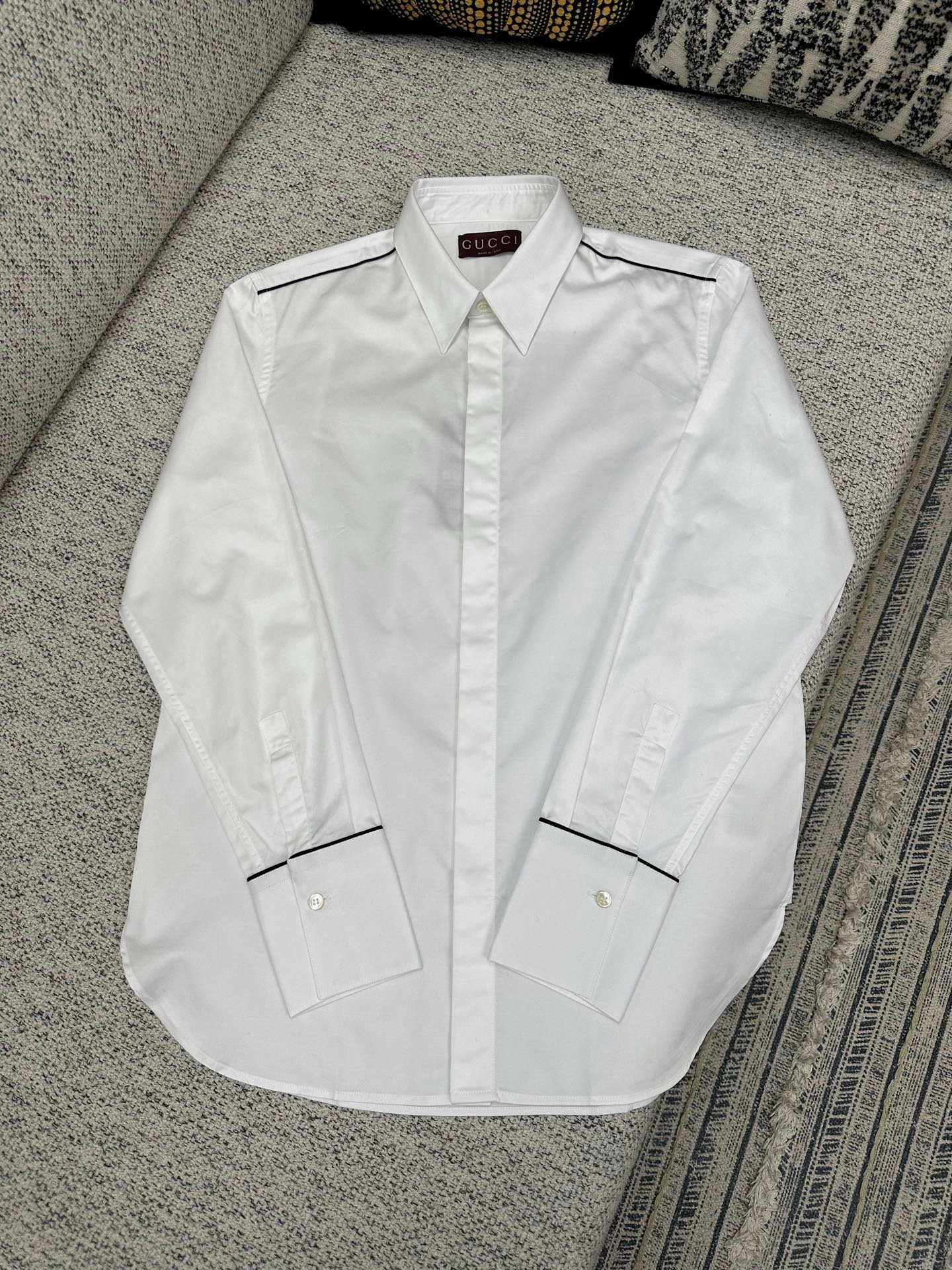 Gucci dress shirt with piping details M6012803 - Image 2