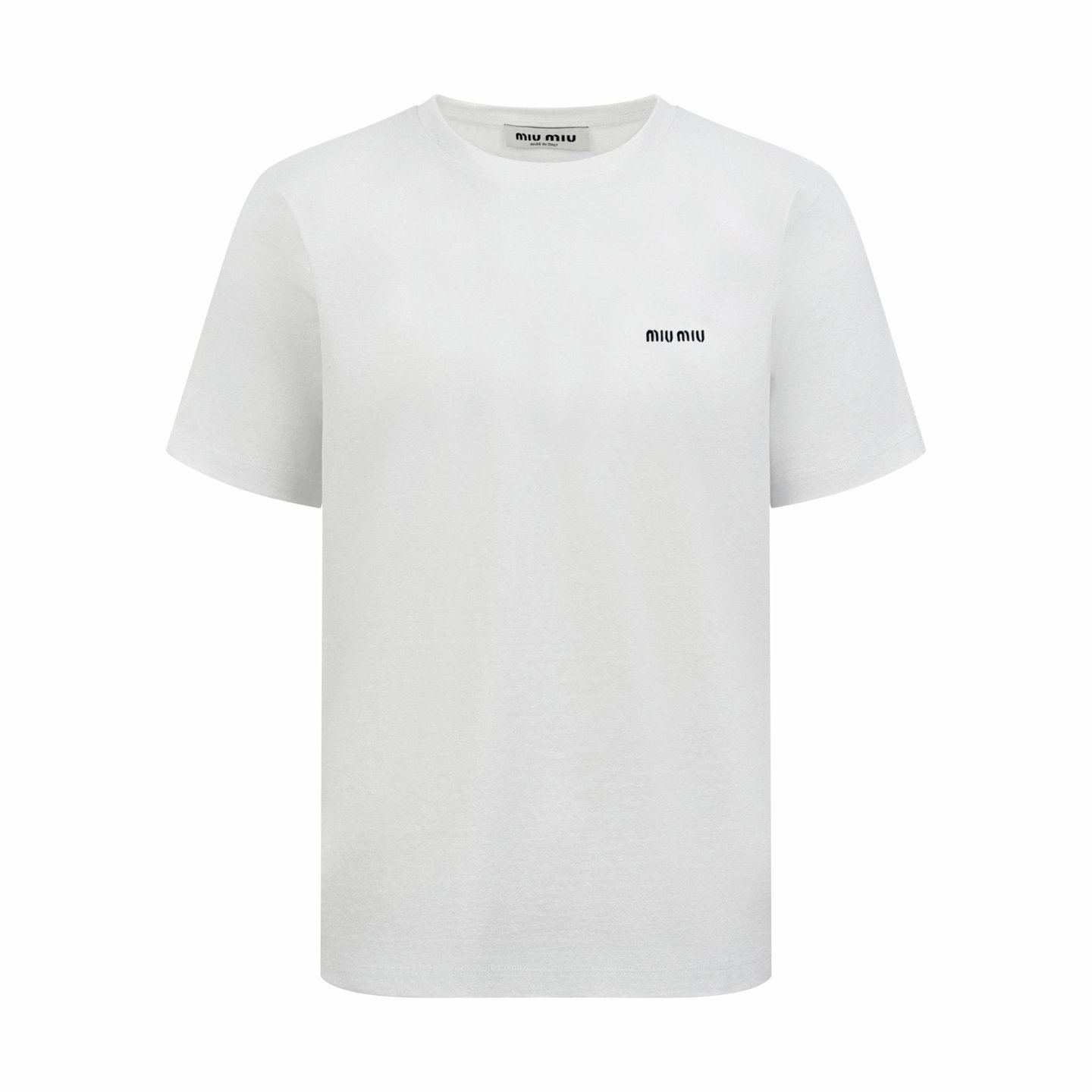 MiuMiu embroidered logo short-sleeved shirt M601205 - Image 3