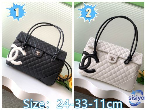 Chanel Quilted Cambon Ligne Large Flap Tote Bag B6012904