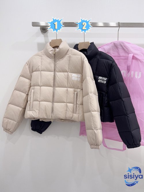 Miu Miu cropped down jacket W6013002