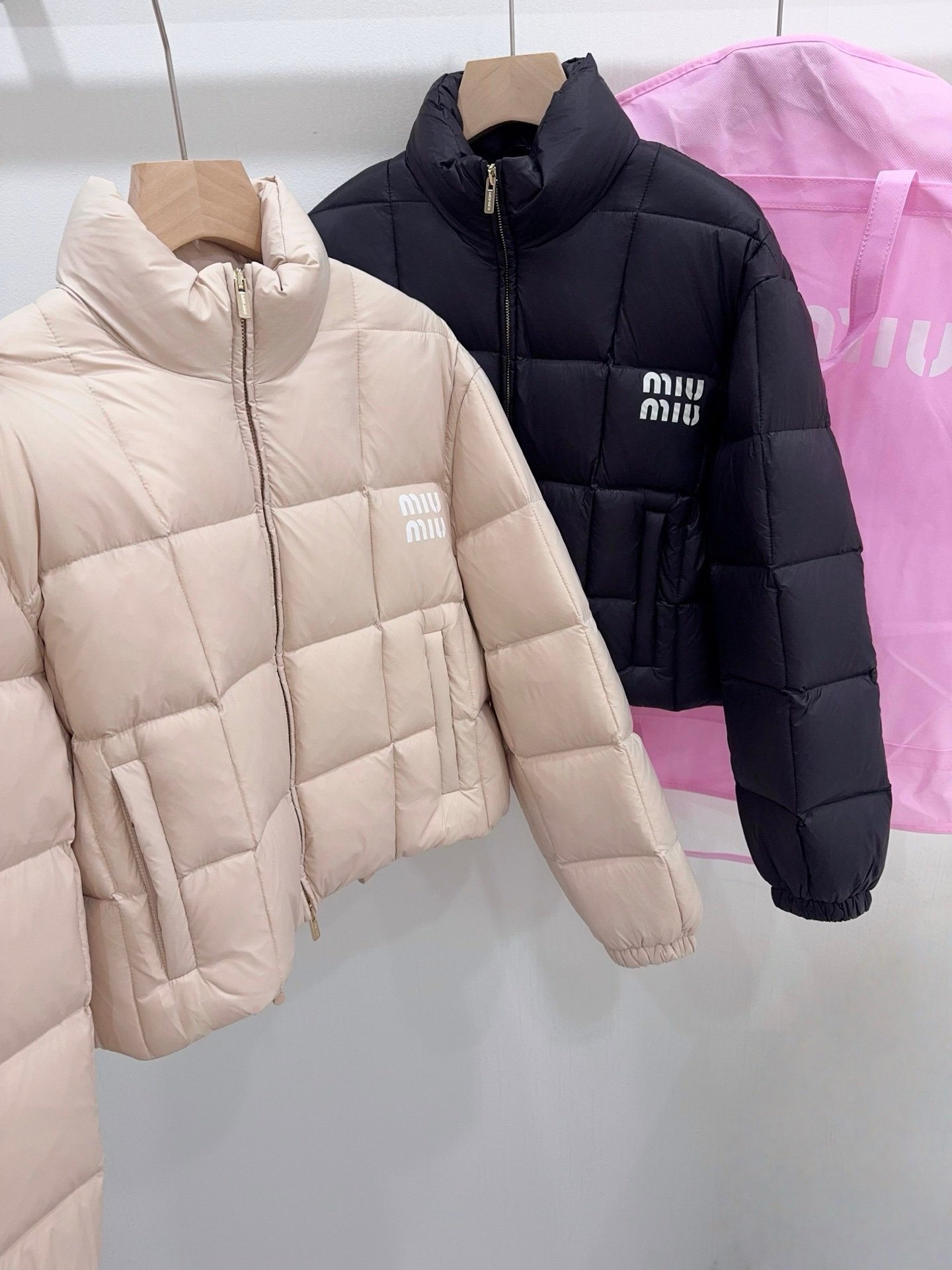 Miu Miu cropped down jacket W6013002 - Image 2