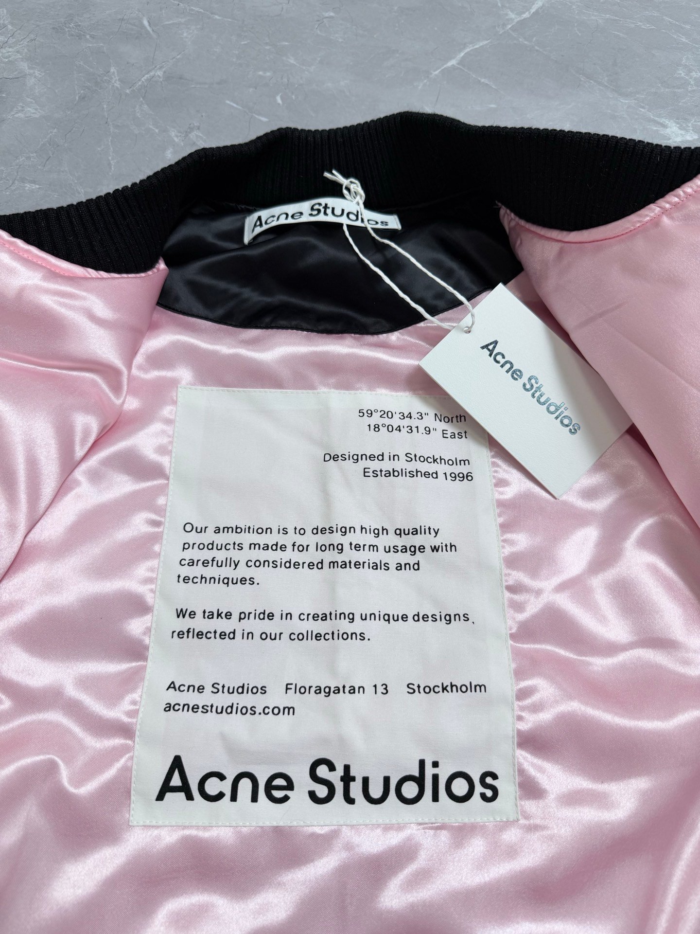 Acne Studios - Bomber jacket logogram M6013001 - Image 5