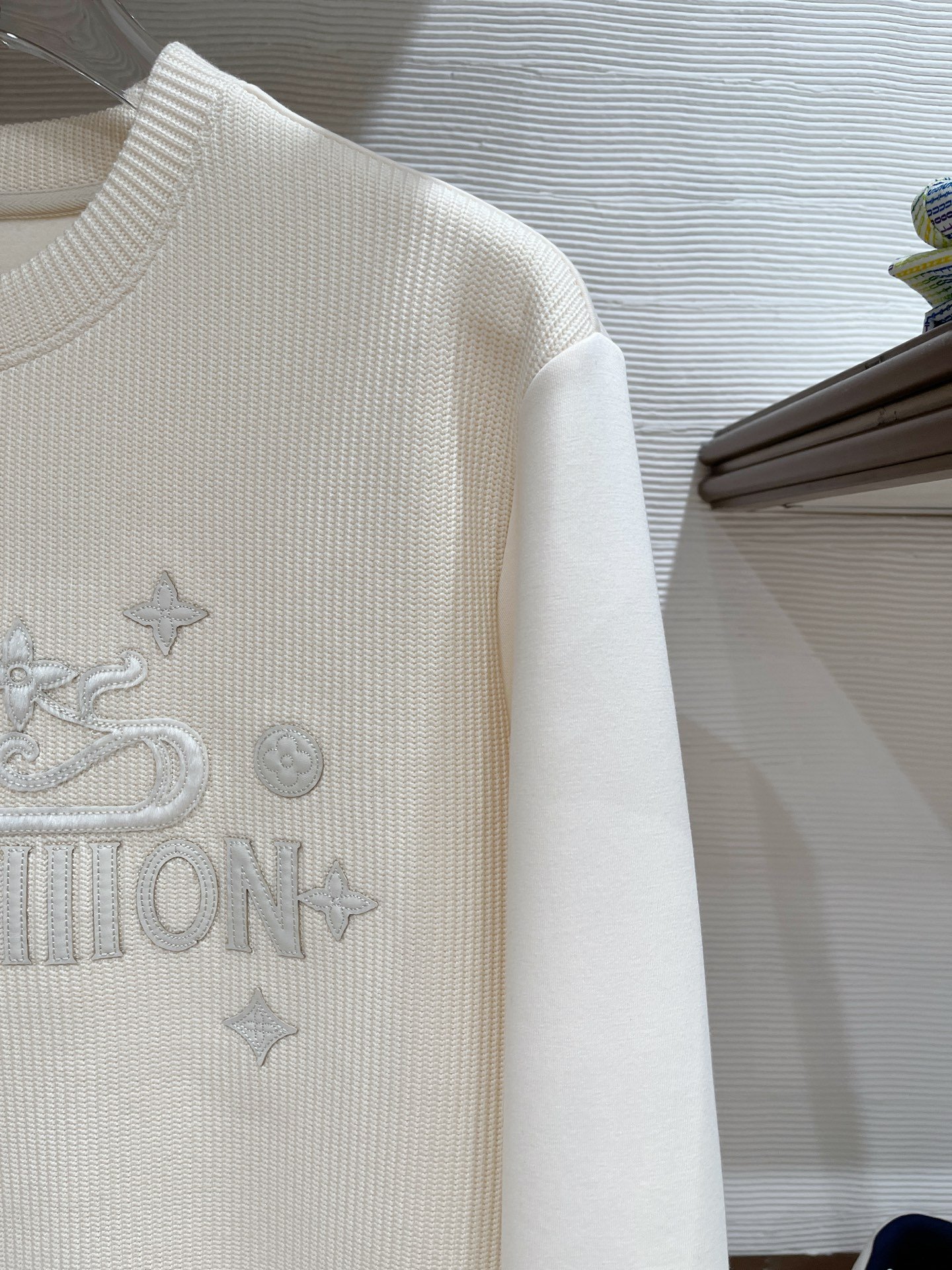 LV wool blend pullover knitted sweater M6013006 - Image 4