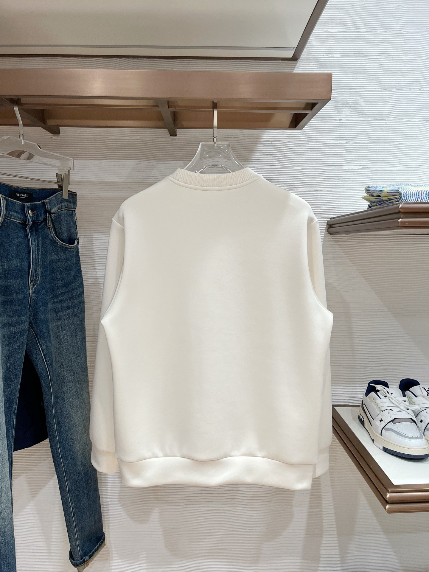 LV wool blend pullover knitted sweater M6013006 - Image 7