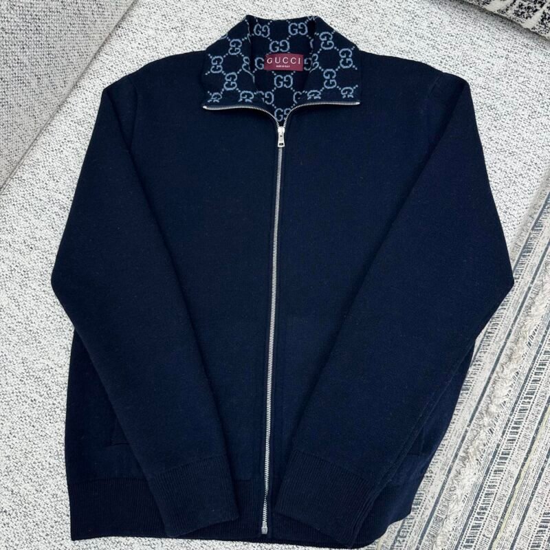 Gucci Knit double wool zip jacket M6013101