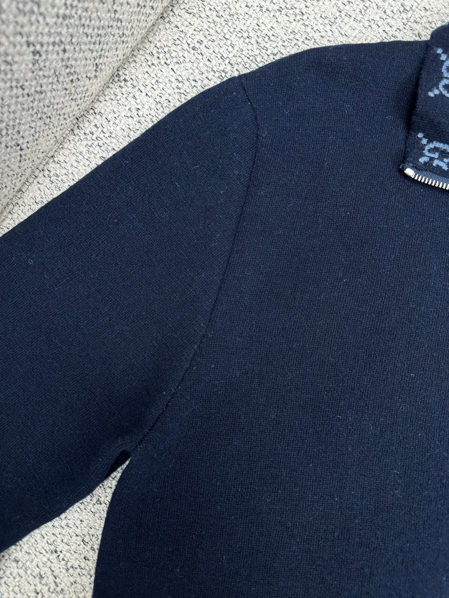 Gucci Knit double wool zip jacket M6013101 - Image 5