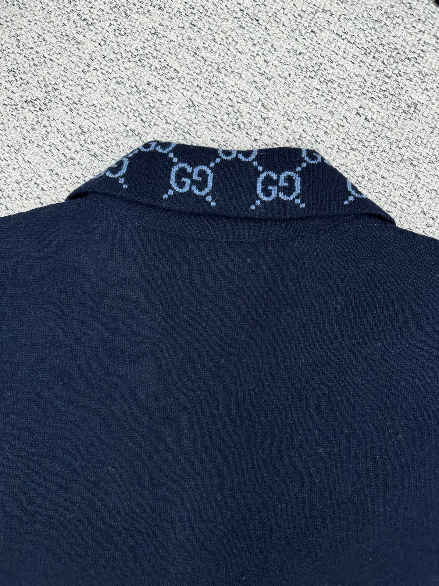 Gucci Knit double wool zip jacket M6013101 - Image 9