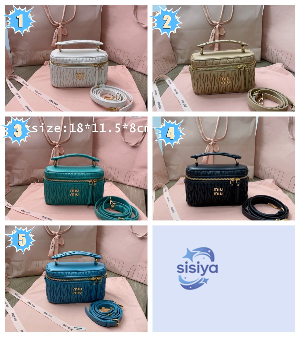 Matelassé Soft Lambskin Shoulder Bag by Miu Miu B6012201