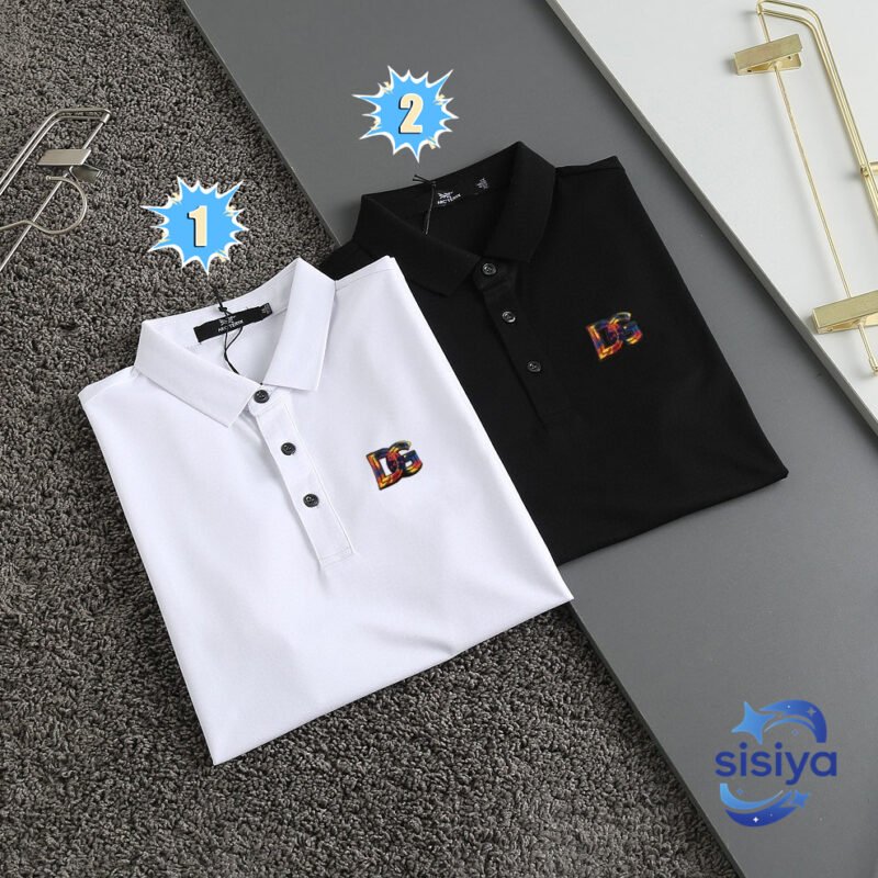 DG short-sleeved button-down polo shirt M6022104