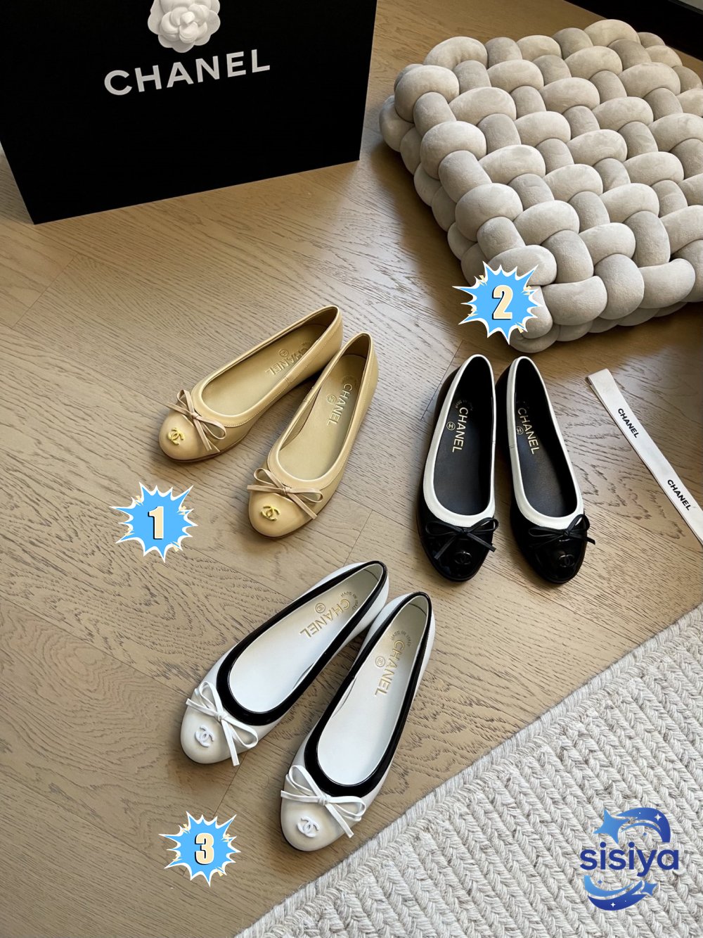 Chanel vintage ballet shoes B6022402