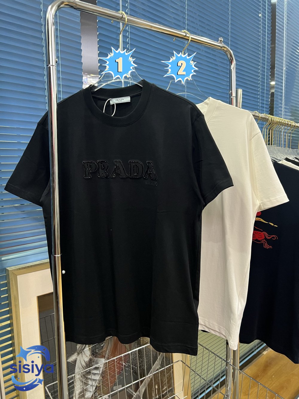 Prada Embroidered Bead T-shirt M6022801