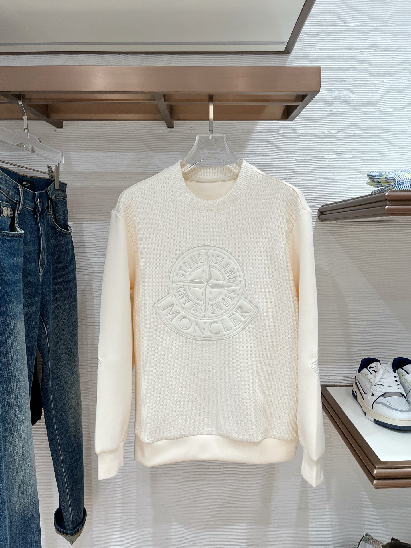 Moncler wool blend pullover knit hoodie M6020204 - Image 3