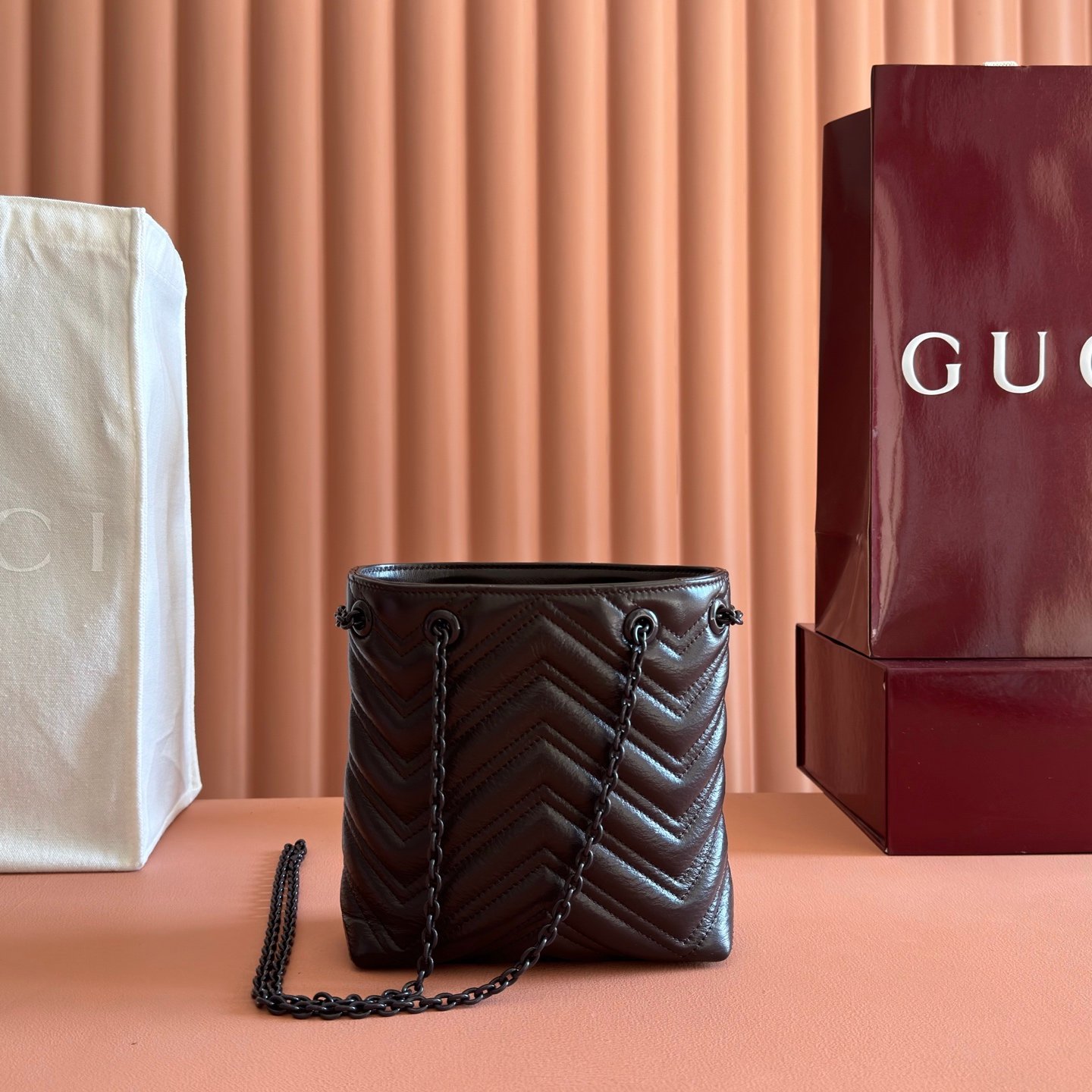 Gucci GG Marmont Nano Bucket Bag B6020306 - Image 3