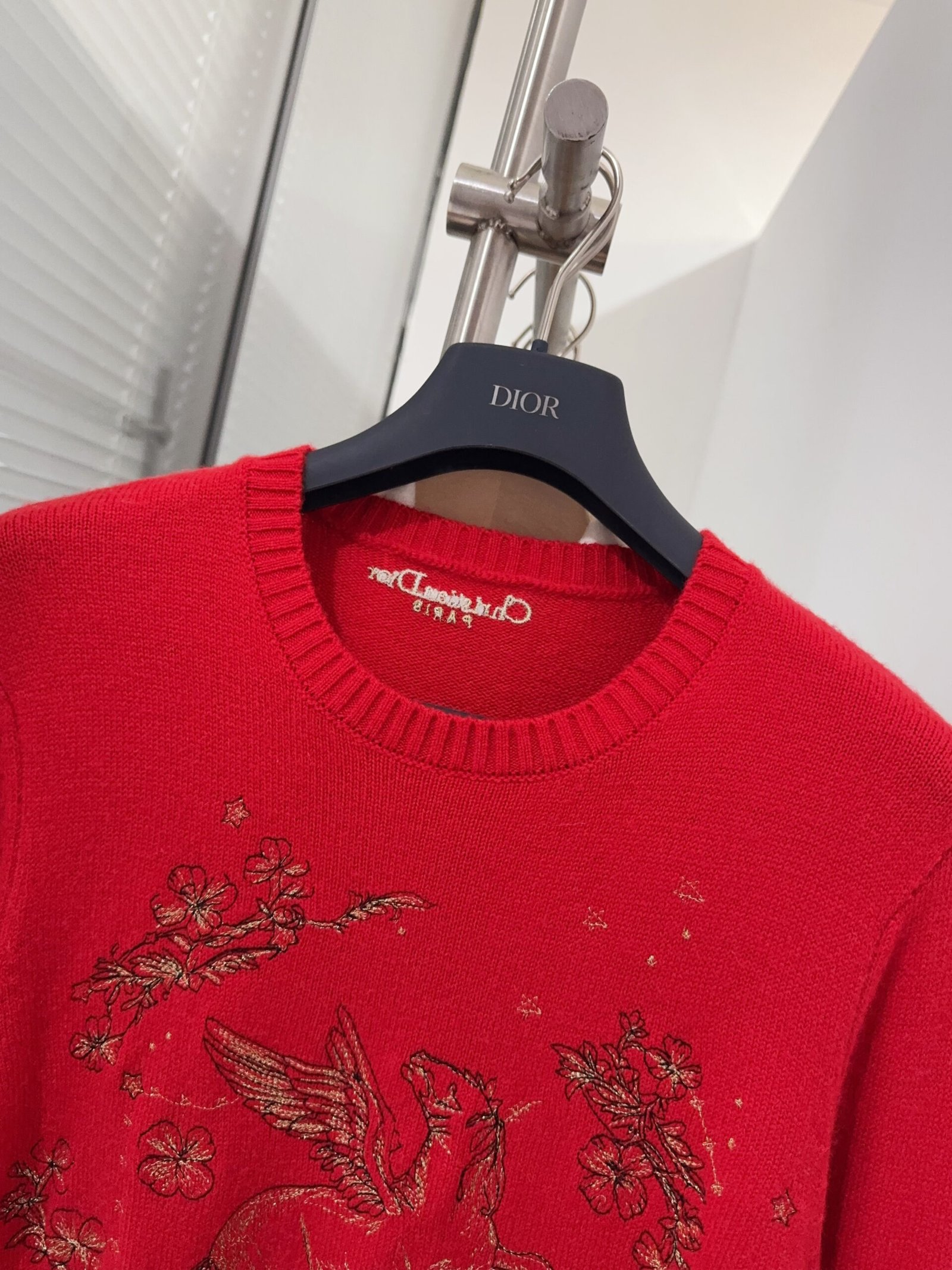 Dior embroidered woolen long-sleeved sweater W6020507 - Image 3