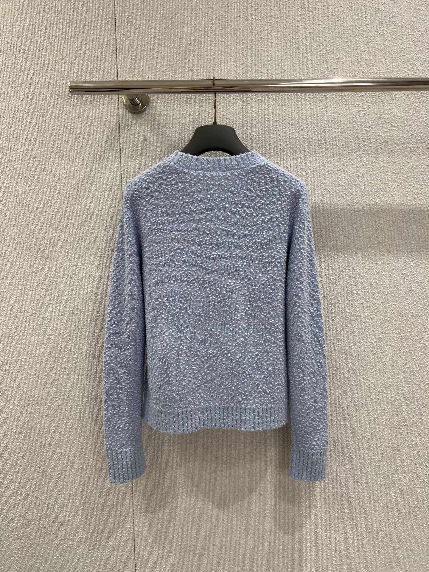 Dior Textured Round-neck Knitted Wool Sweater W6020603 - Image 5