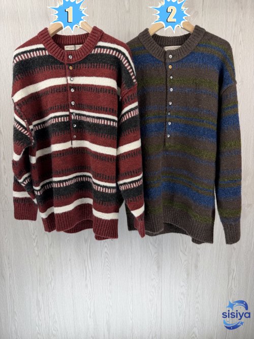 Bottega Veneta Striped wool polo sweater M6020701