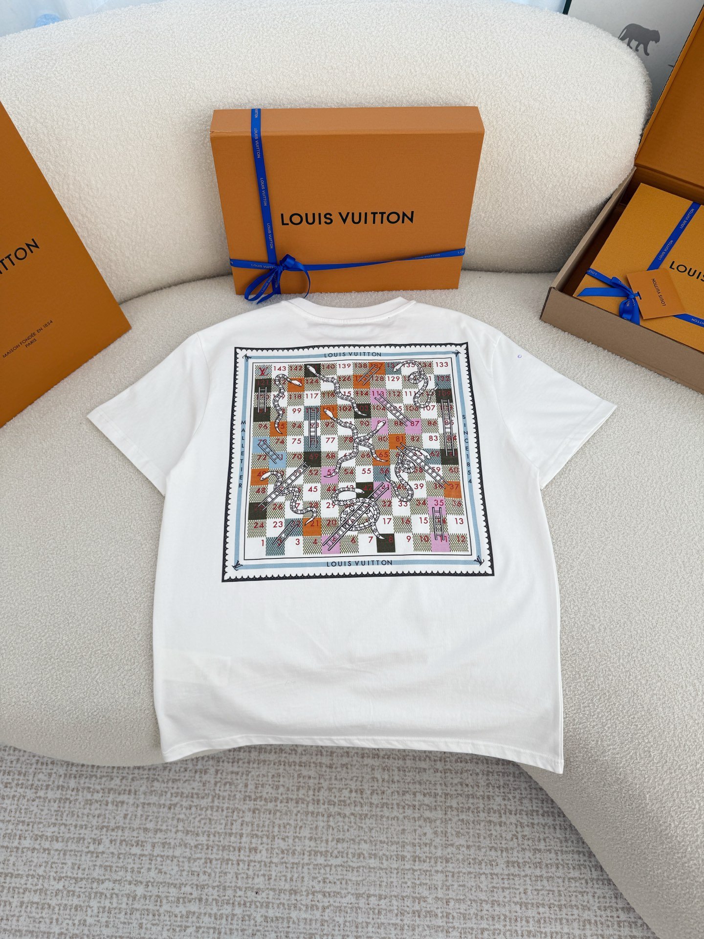 Louis Vuitton printed round-neck T-shirt W6021004 - Image 3