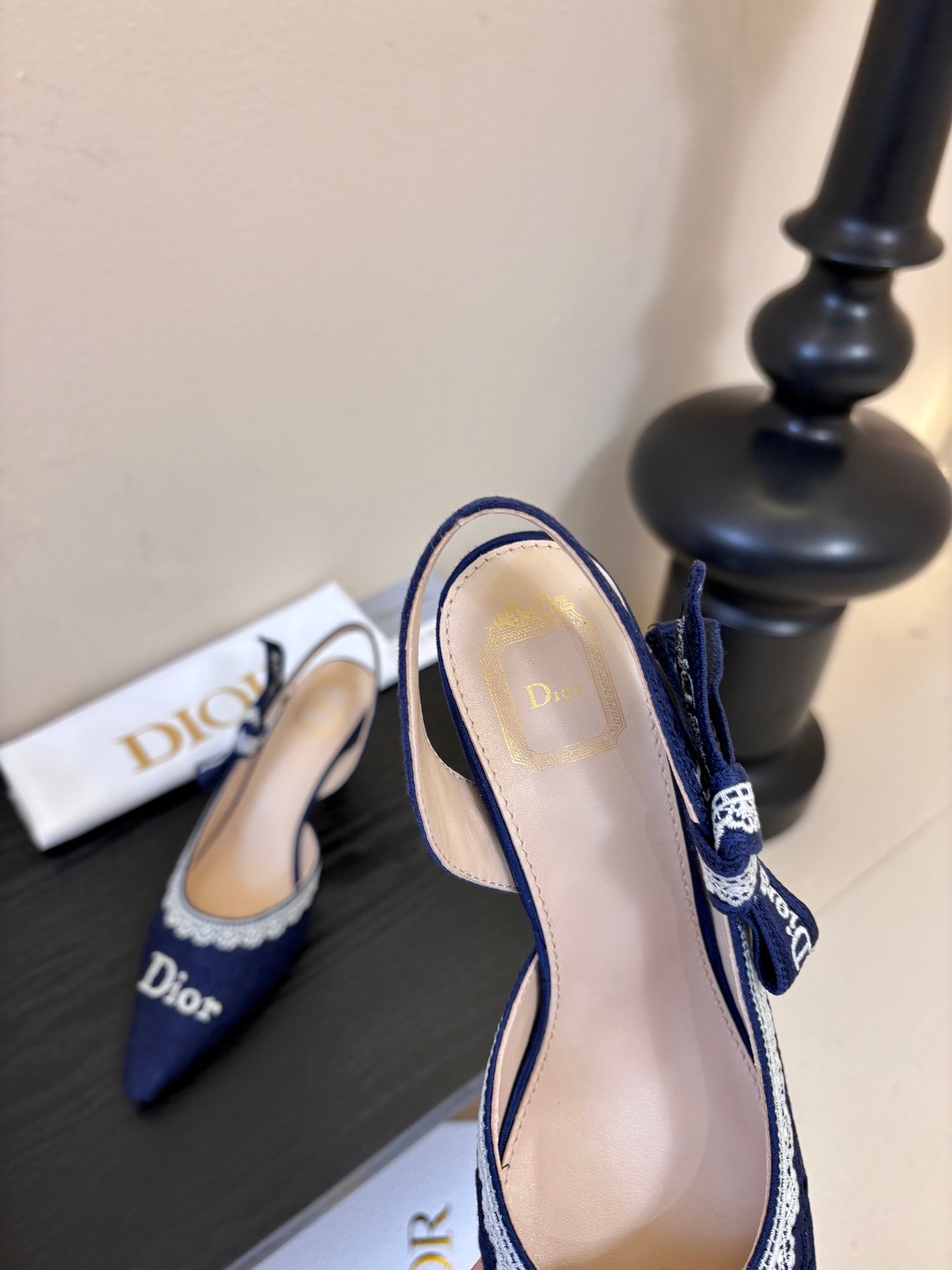 Dior Embroidered Logo Sandals B6021202 - Image 3