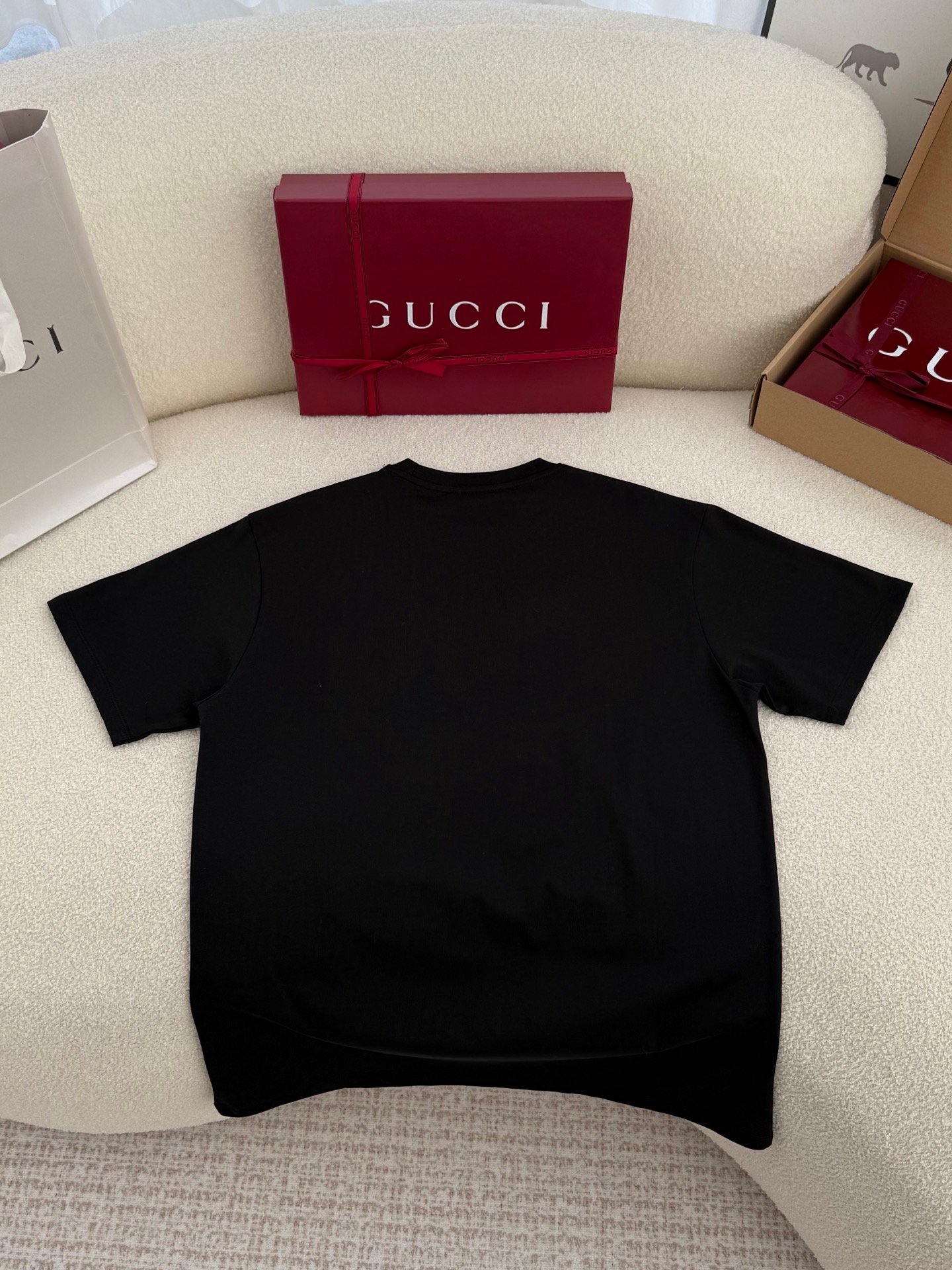 Gucci cat-patterned women's cotton T-shirt W6021208 - Image 7