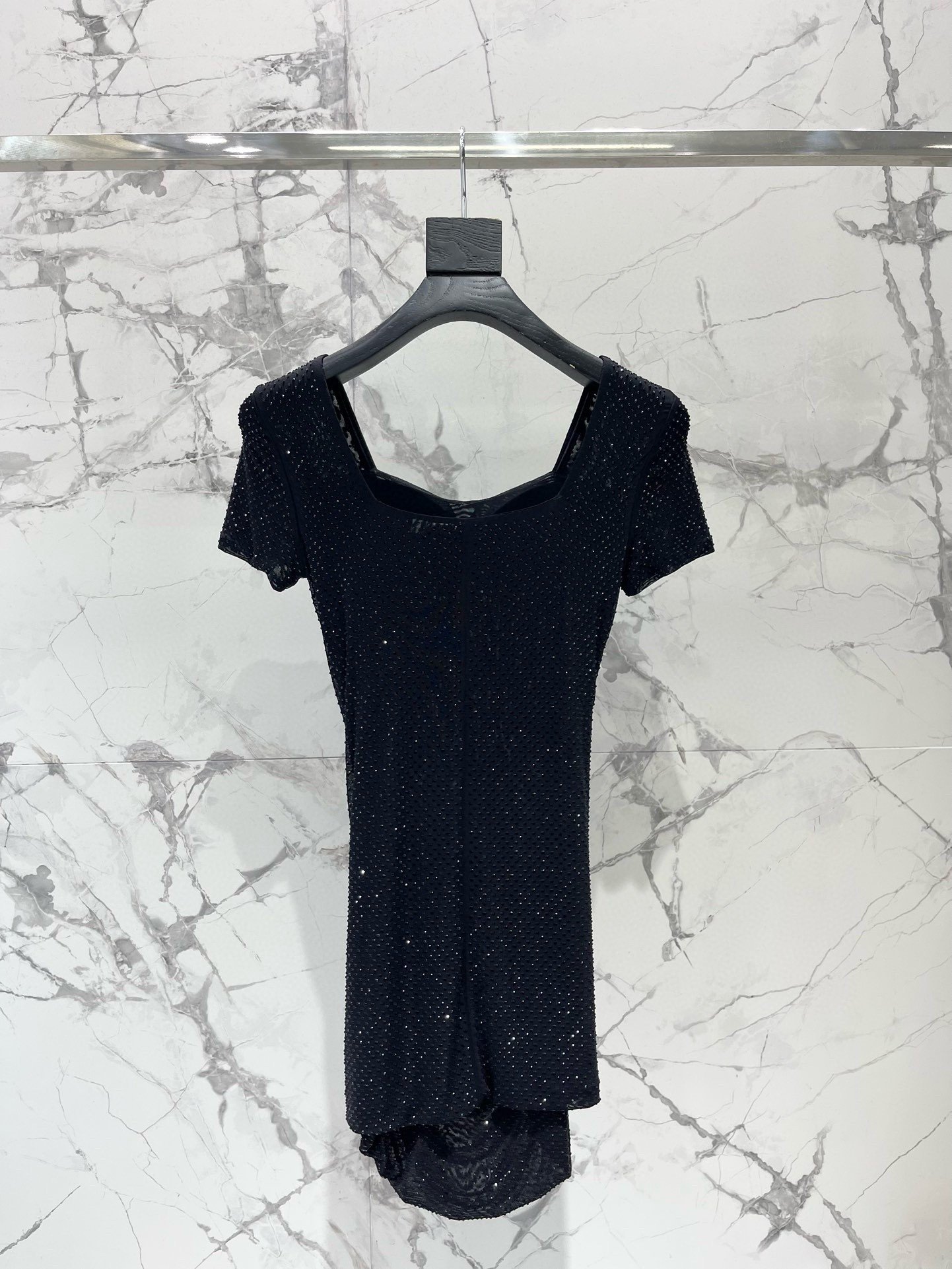 Self-Portrait Net-pleated Ruffled Slimming Dress W6021401 - Image 4