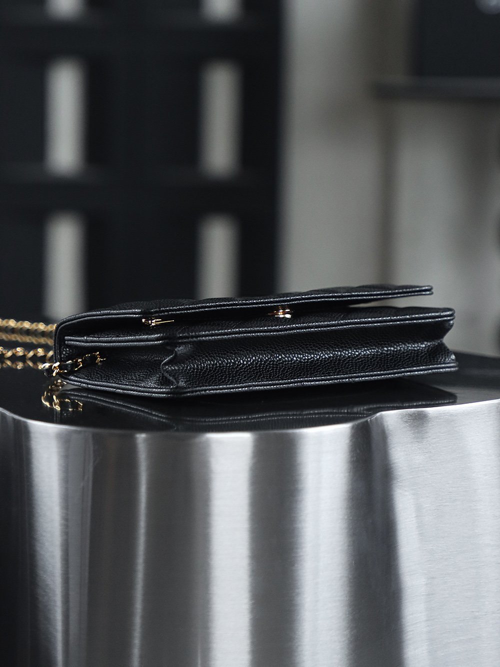 mirror quality Size: 12*19.3*3.5 cm Chanel Wallet on Chain B6022005 - Image 5