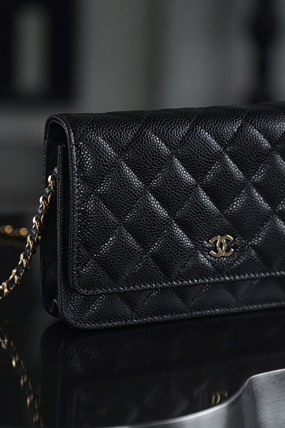 mirror quality Size: 12*19.3*3.5 cm Chanel Wallet on Chain B6022005 - Image 6
