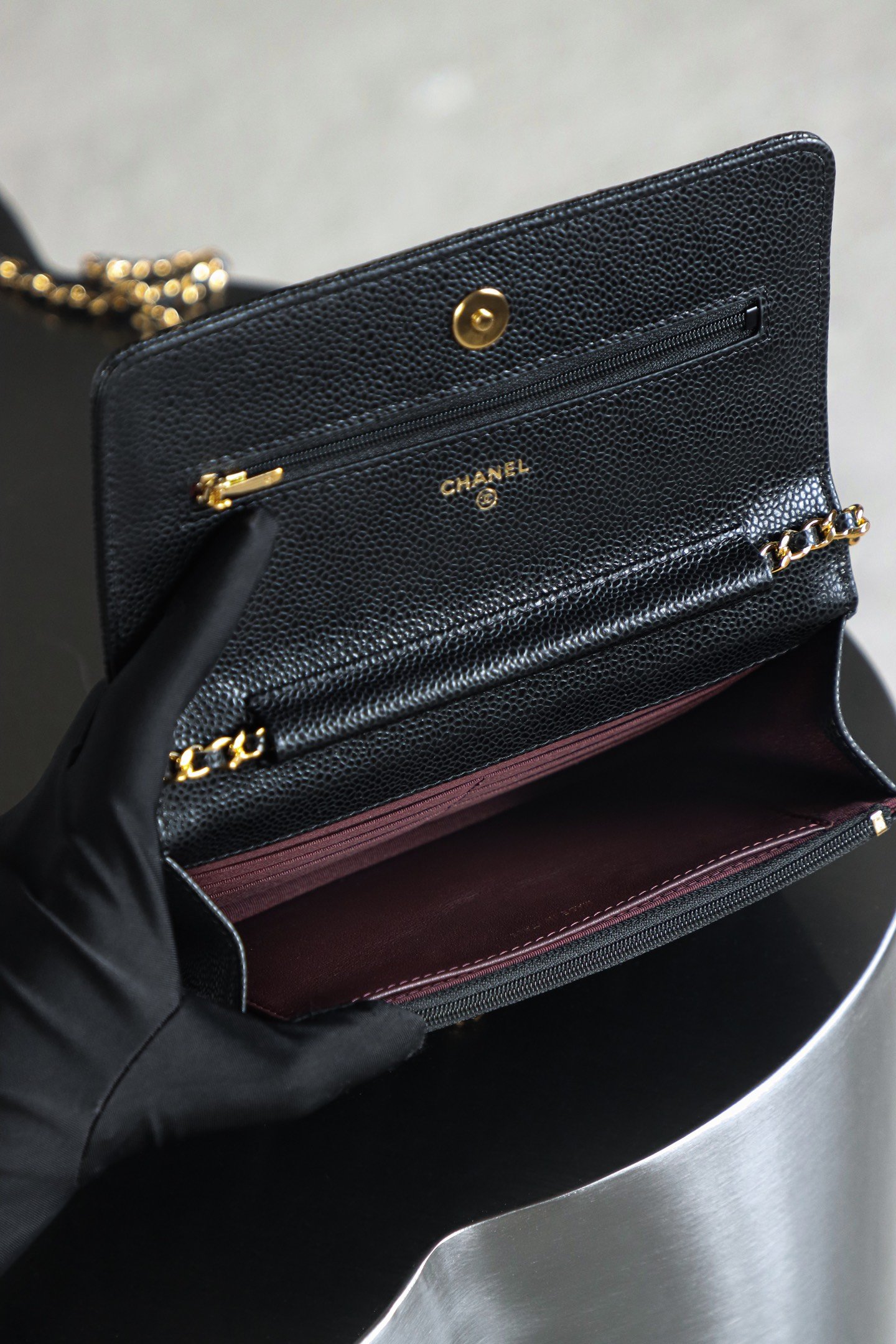 mirror quality Size: 12*19.3*3.5 cm Chanel Wallet on Chain B6022005 - Image 7