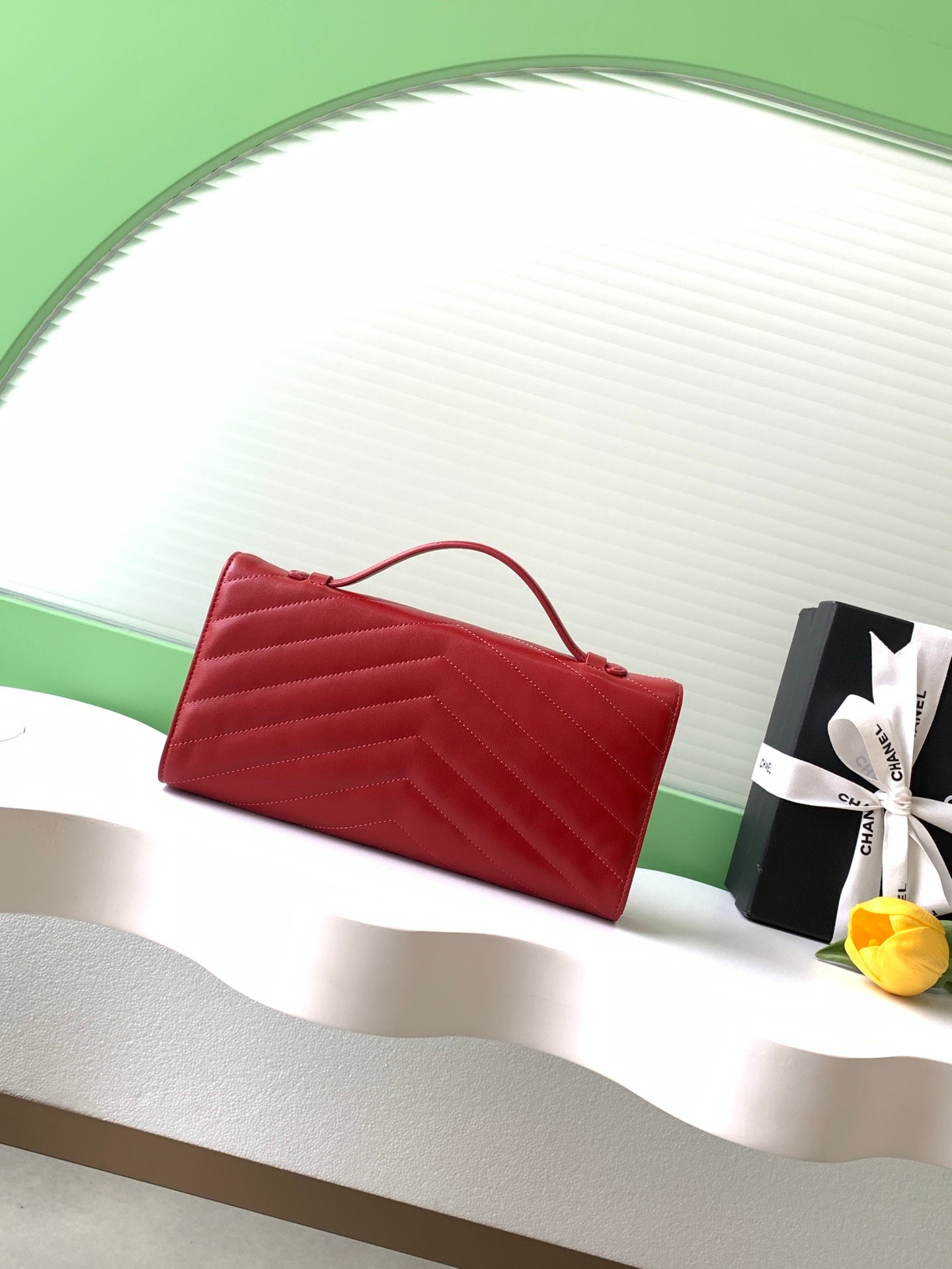 Chanel Chevron Calfskin Flap Bag B6022408 - Image 3