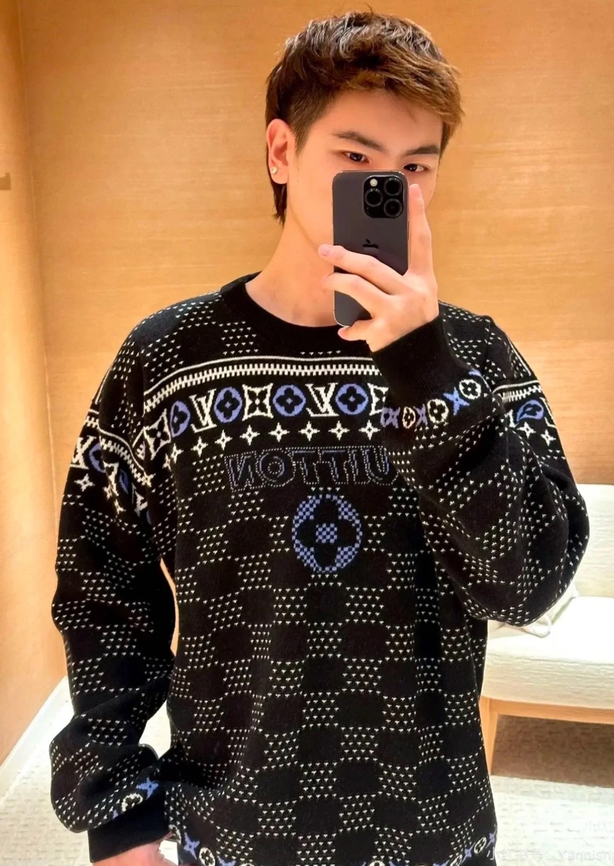 Louis Vuitton Jacquard Wool Pullover M6022408 - Image 5