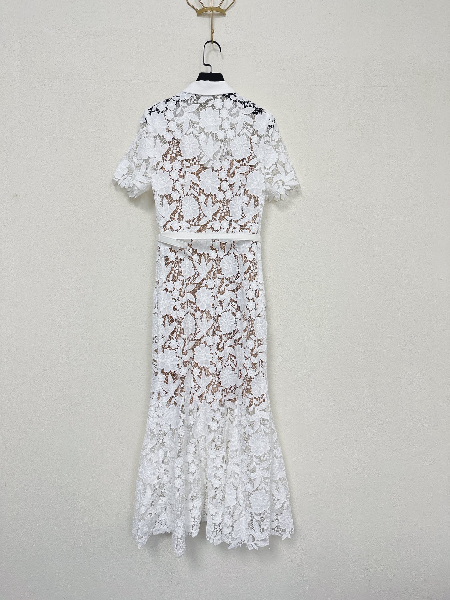 Self-Portrait Heavy-duty Water-Soluble Lace Corsetted Fish-Tail Dress W6022503 - Image 3