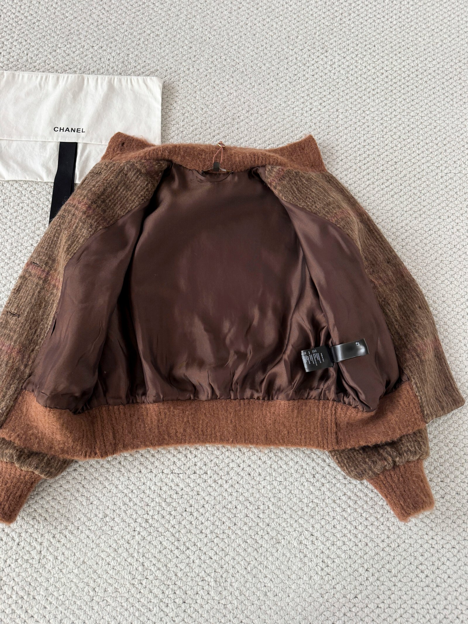 Loro Piana Andrea Caban Wool, Alpaca Valnuts Brown Kummel W6022507 - Image 5