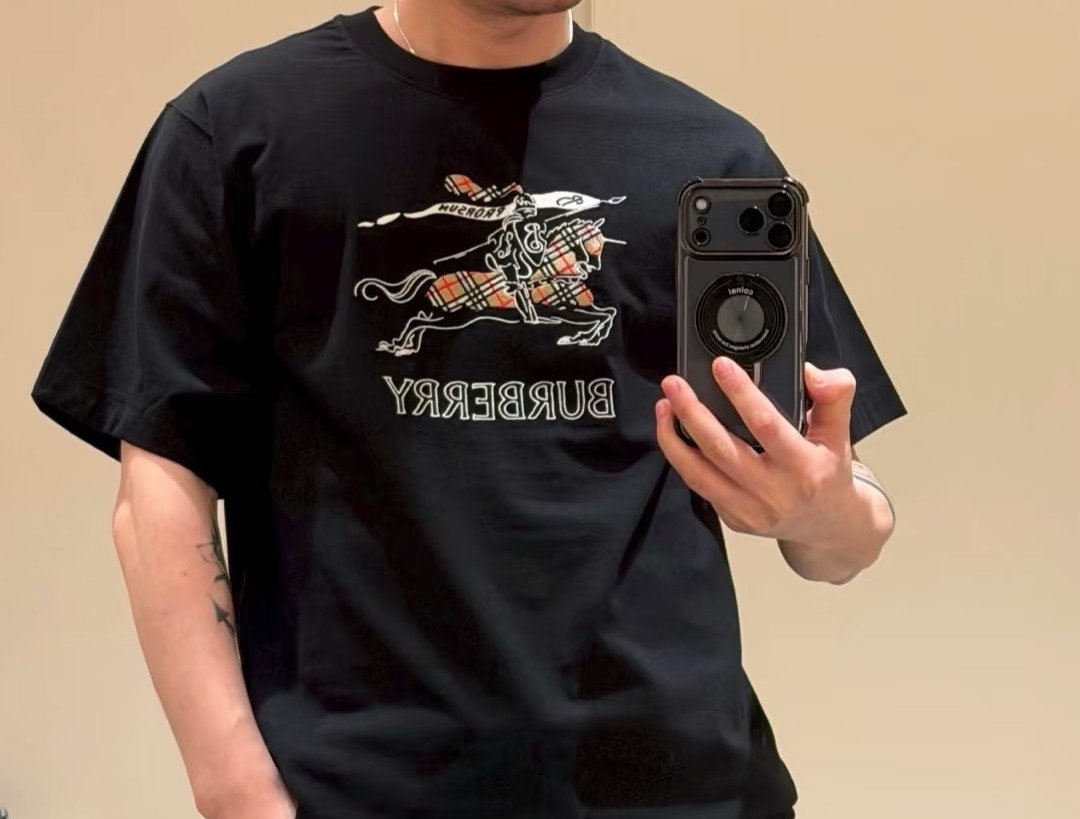 Burberry EKD Sketch Cotton T-shirt M6022606 - Image 6