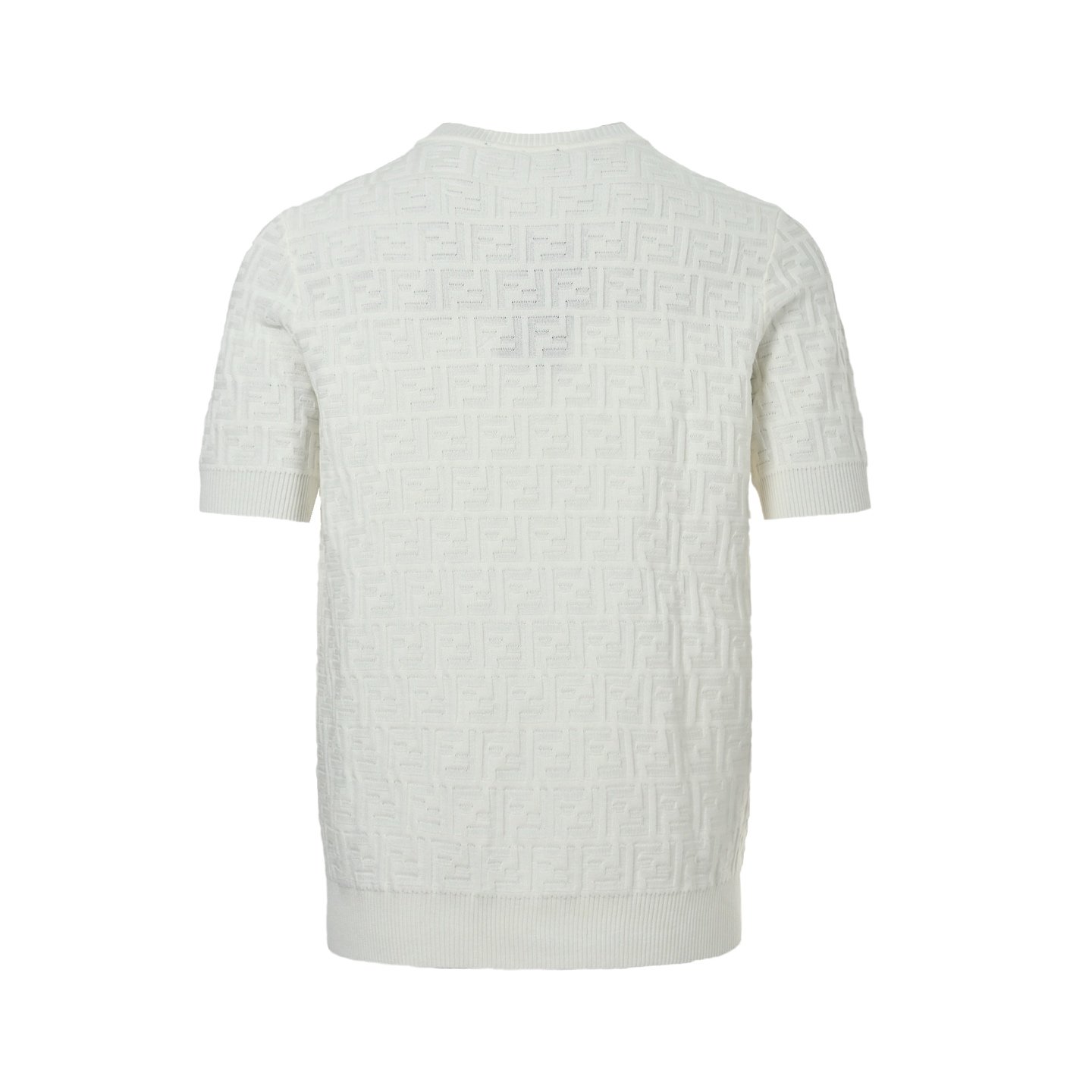 Fendi cotton knitted T-shirt M6022607 - Image 3