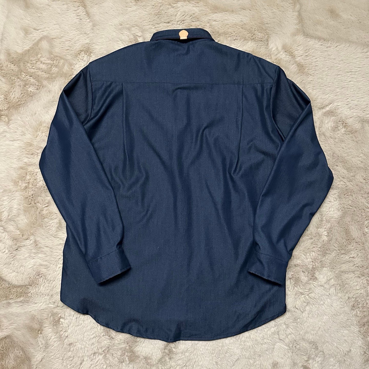 LV Dark Blue Buttoned Long-Sleeve Shirt M6022703 - Image 3