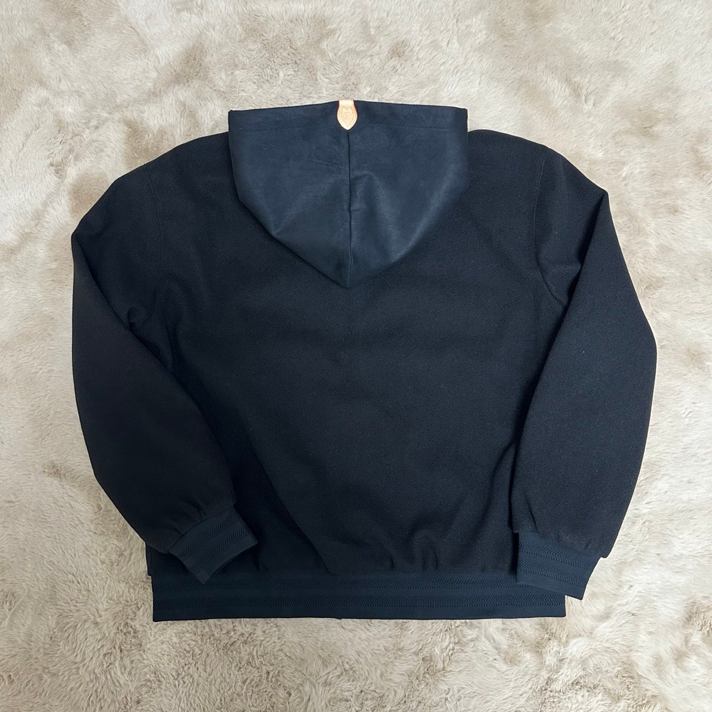 Louis Vuitton Leather Mix Hooded Blouson M6022707 - Image 3