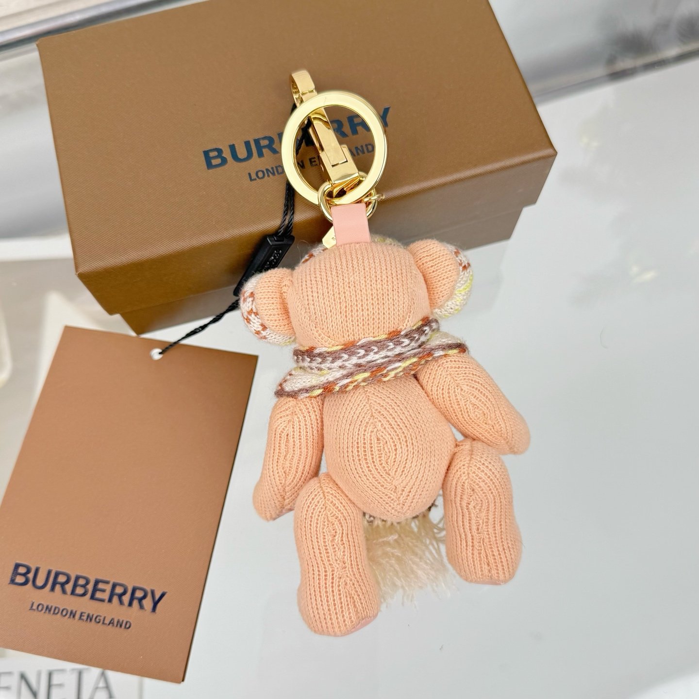 Burberry bear keychain bag hanger B6022803 - Image 3