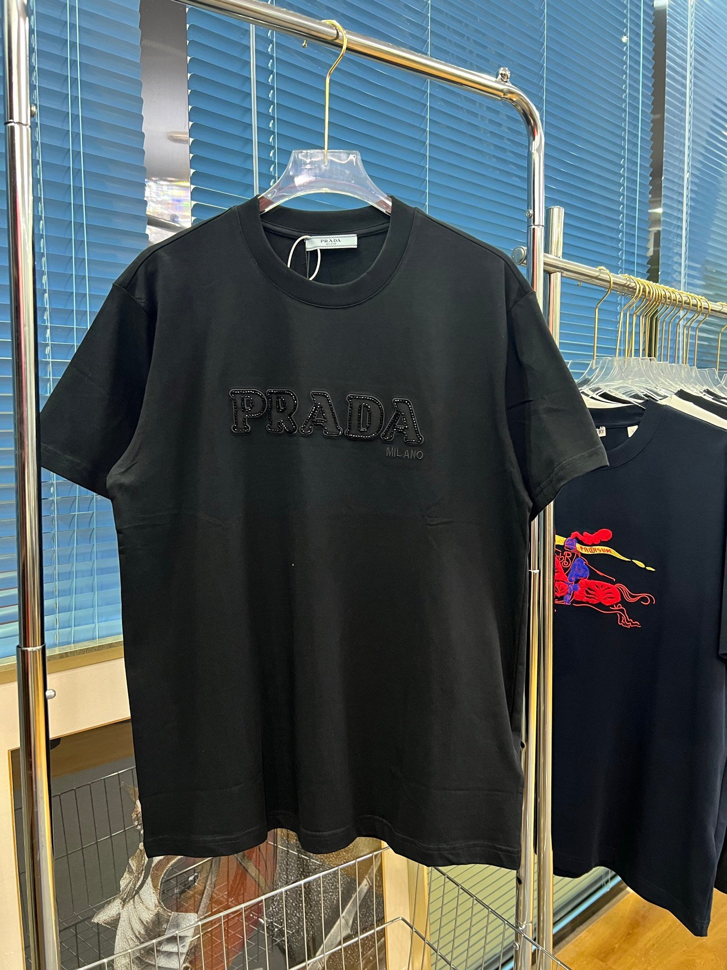 Prada Embroidered Bead T-shirt M6022801 - Image 2