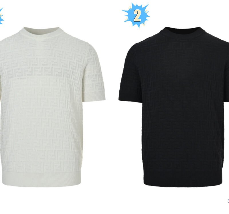 Fendi cotton knitted T-shirt M6022607