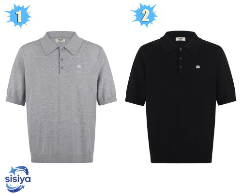 CELINE Triomphe Polo in Fine Cotton M6020407