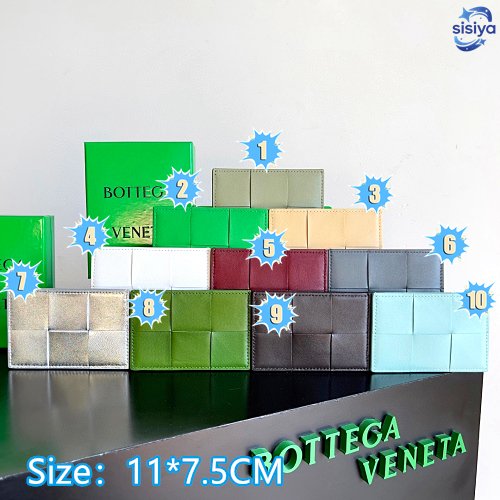 Bottega Veneta Cassette series double-fold wallet B6030104