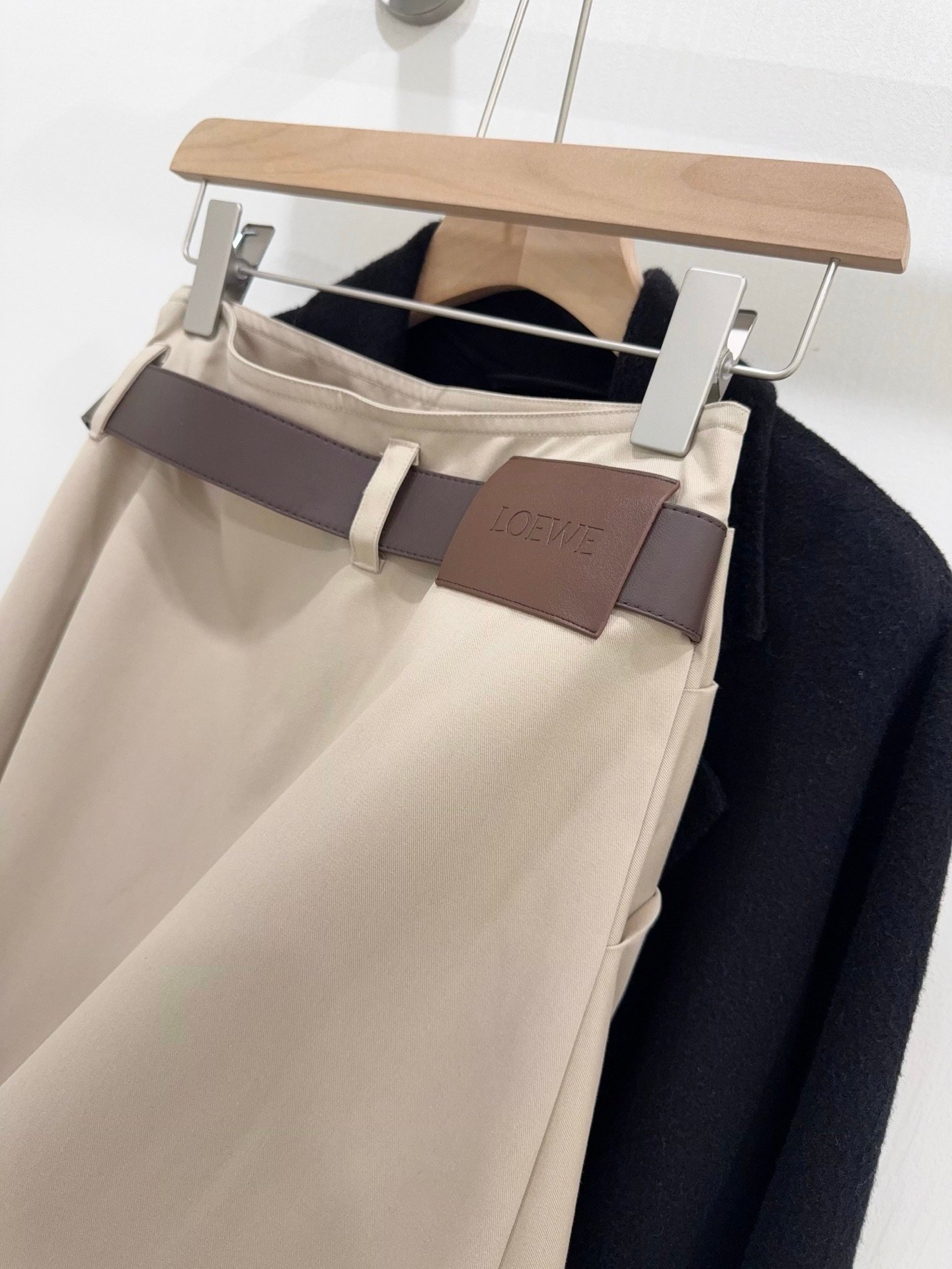 Loewe Belted skirt in cotton W6030403 - Image 3