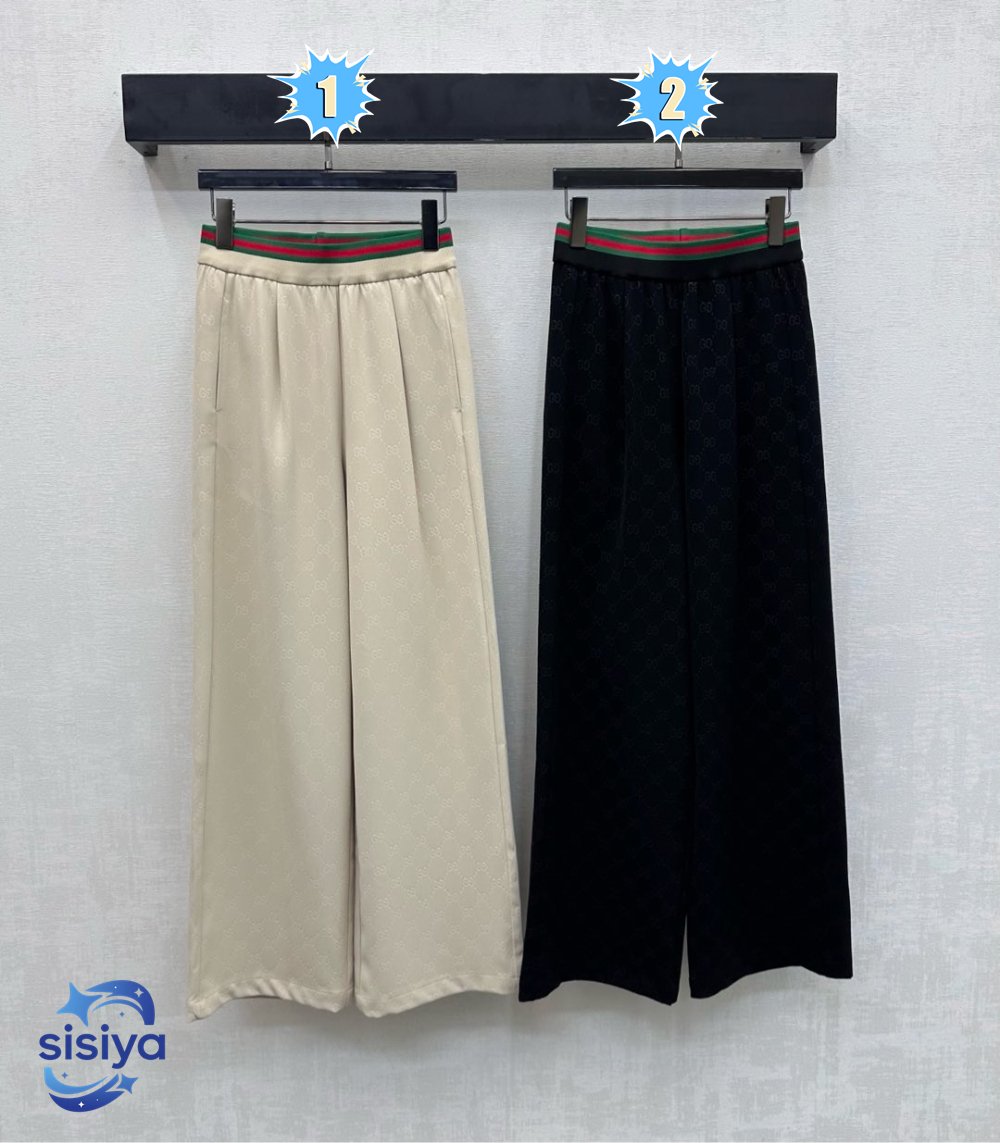 Gucci Crepe Web Strip Detail Culottes W6030404