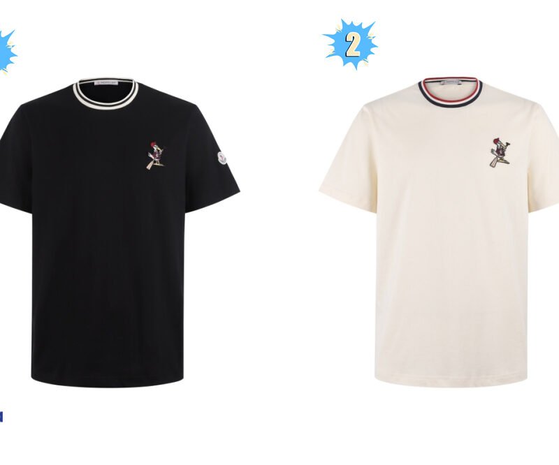 Moncler Embroidered Ribbed T-shirt M6030405