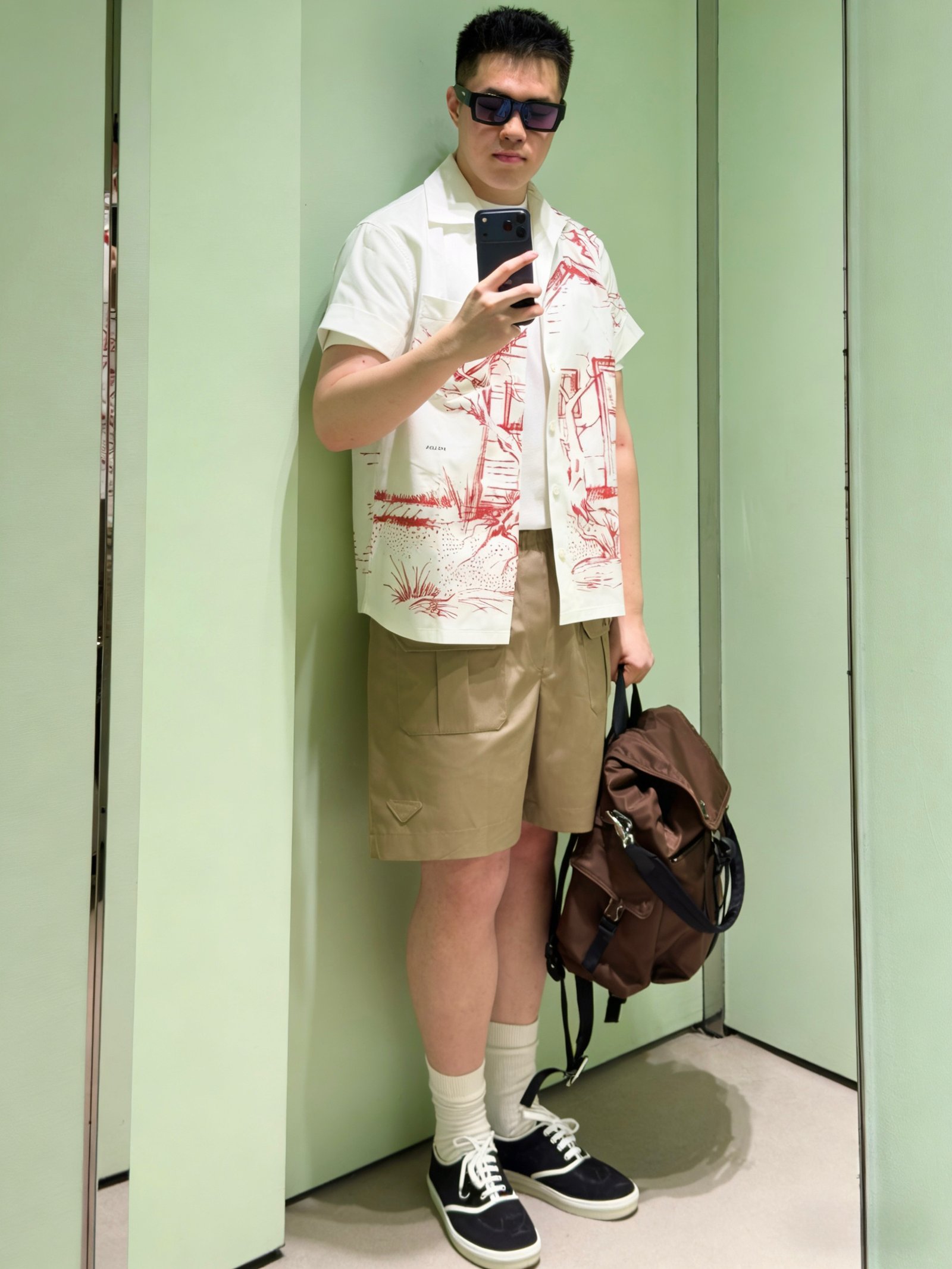 Prada Cotton Poplin Bermudas M6030902 - Image 6