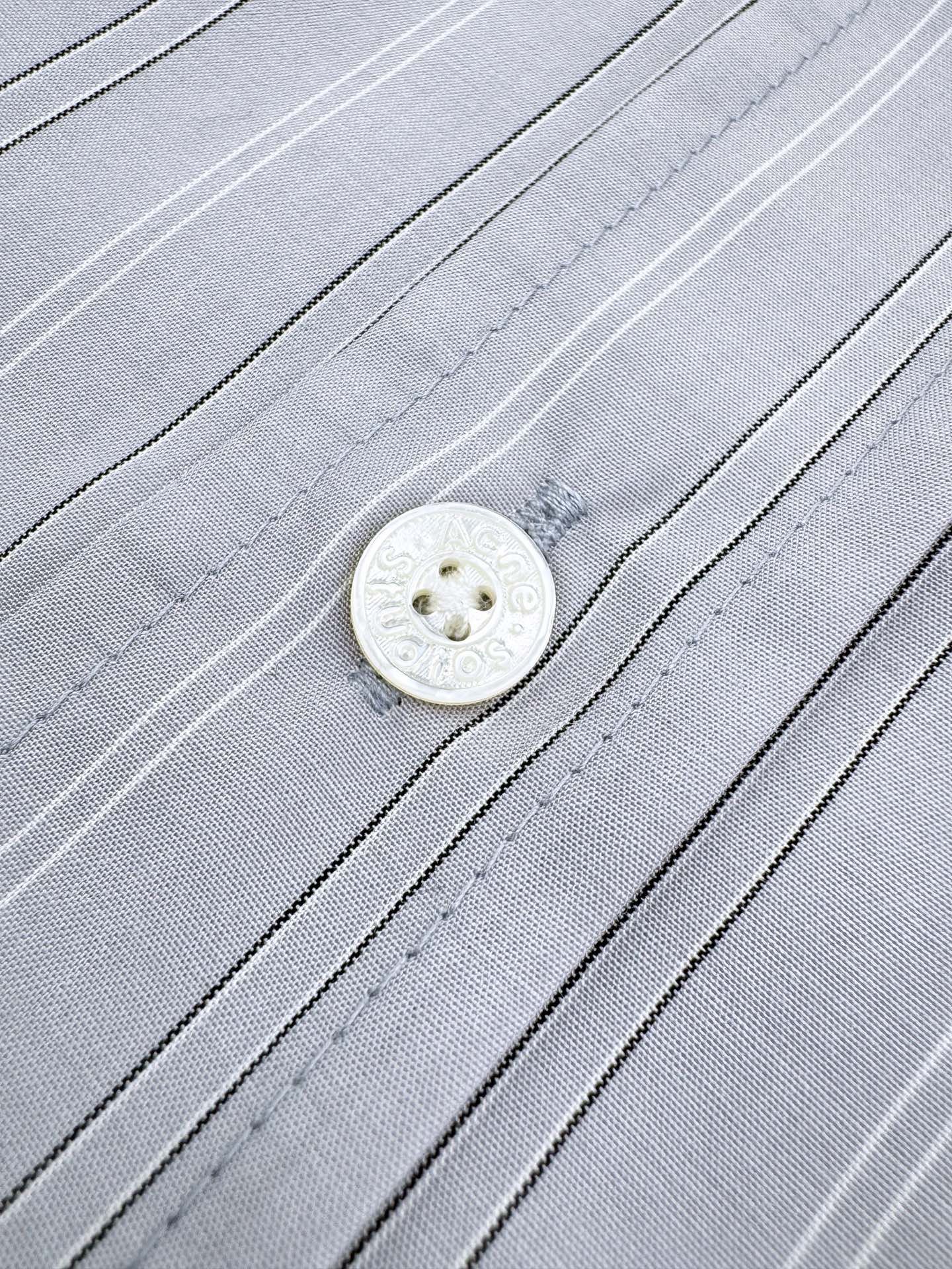 Acne Studios striped long-sleeved casual shirt M6030903 - Image 5