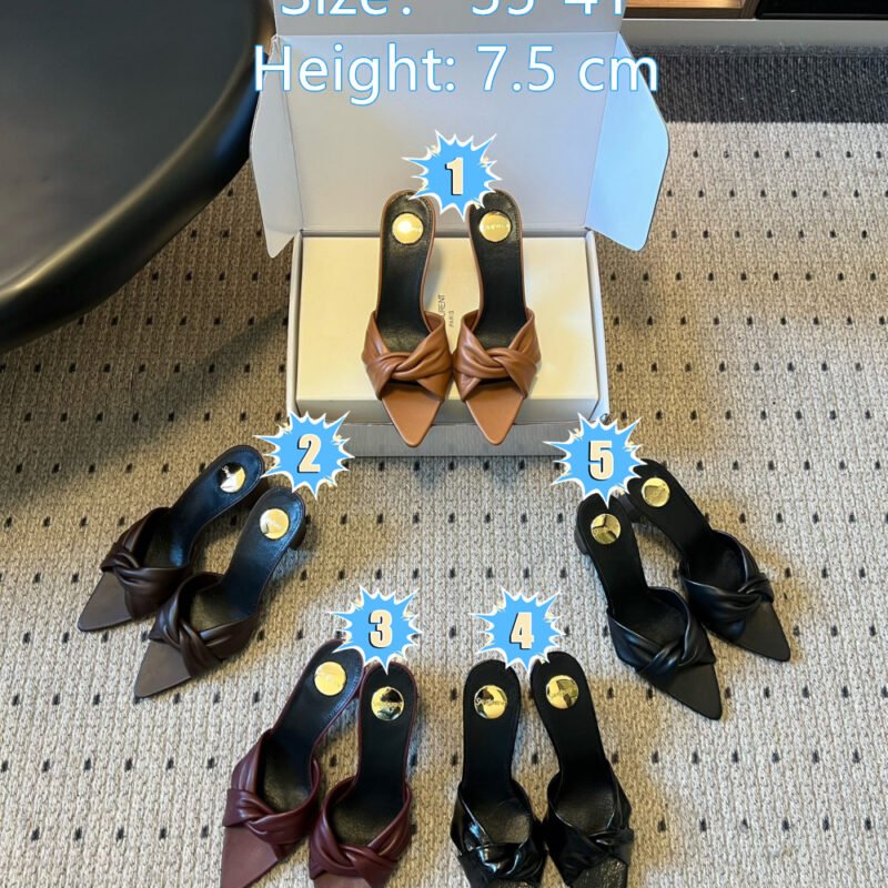 SAINT LAURENT - Franciane mules B6031004